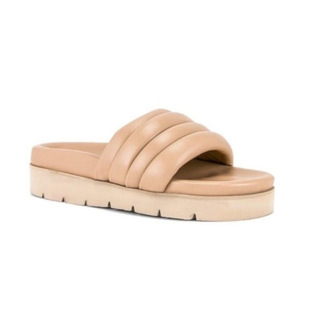 Seychelles Vibe Check Slide in Vacchetta Leather